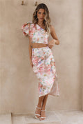 Serenity Midi Skirt Pink