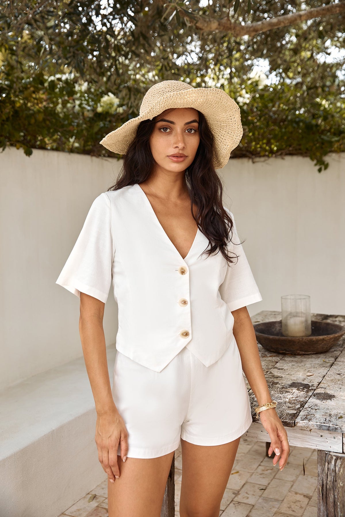 Big City Shorts White