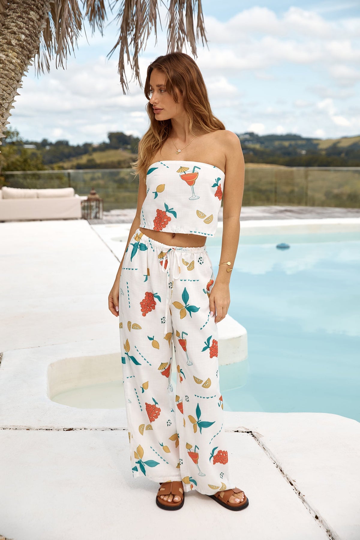 Glass Half Full Pants Green