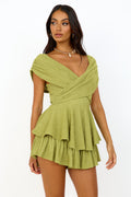 Clumsy Love Romper Apple