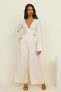 Happy Moments Jumpsuit Beige