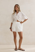 White As Snow Shorts White