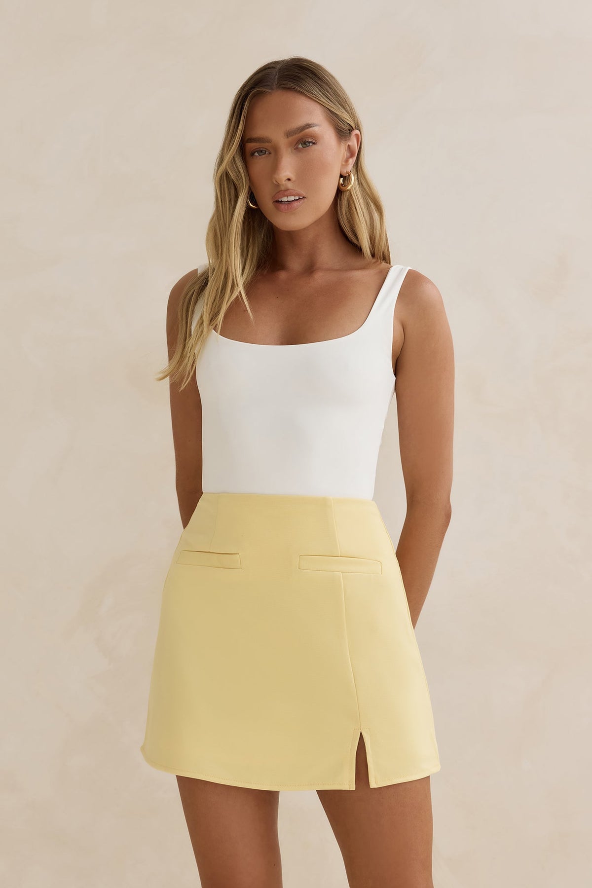 Faye Lane Skirt Yellow