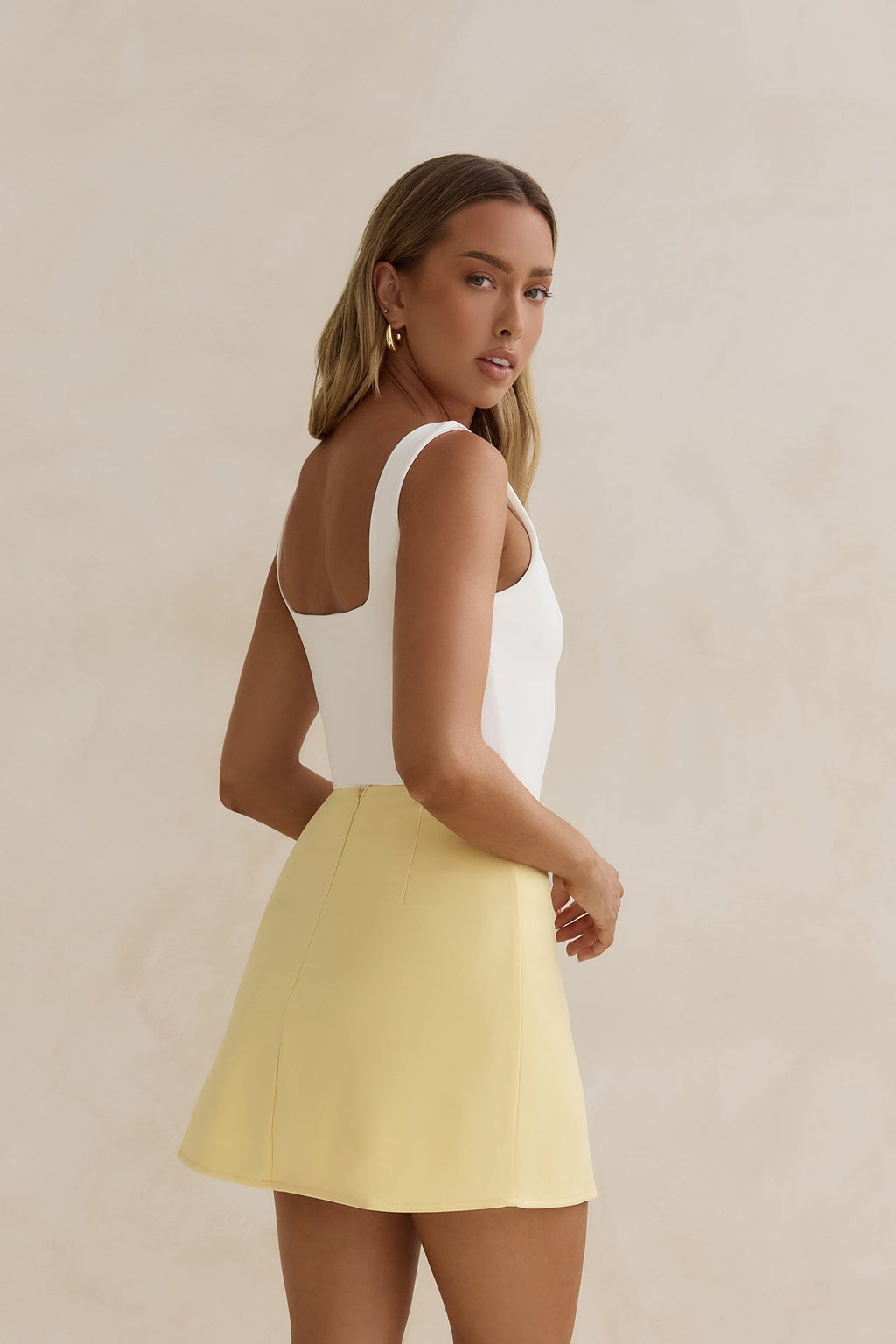 Faye Lane Skirt Yellow