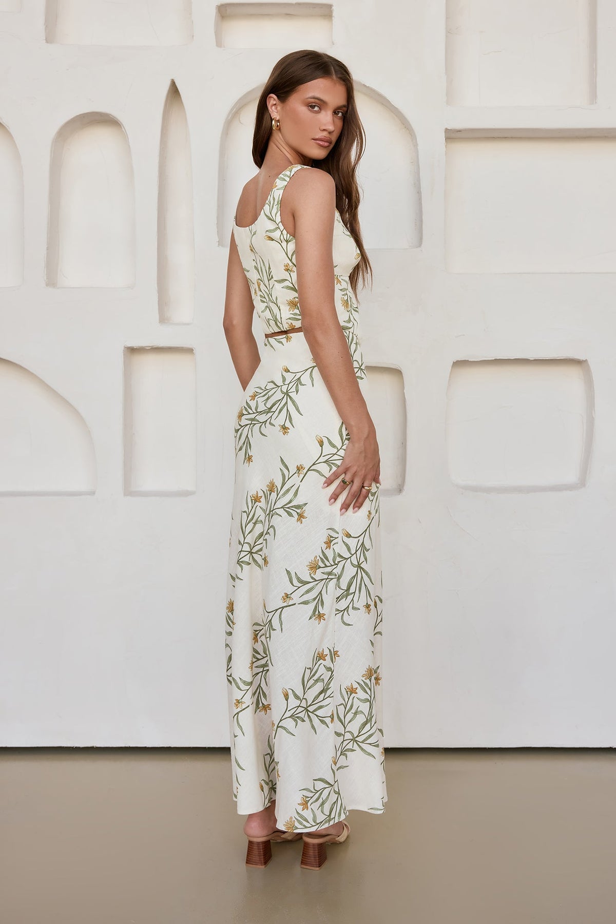 Hopes and Dreams Maxi Skirt Cream