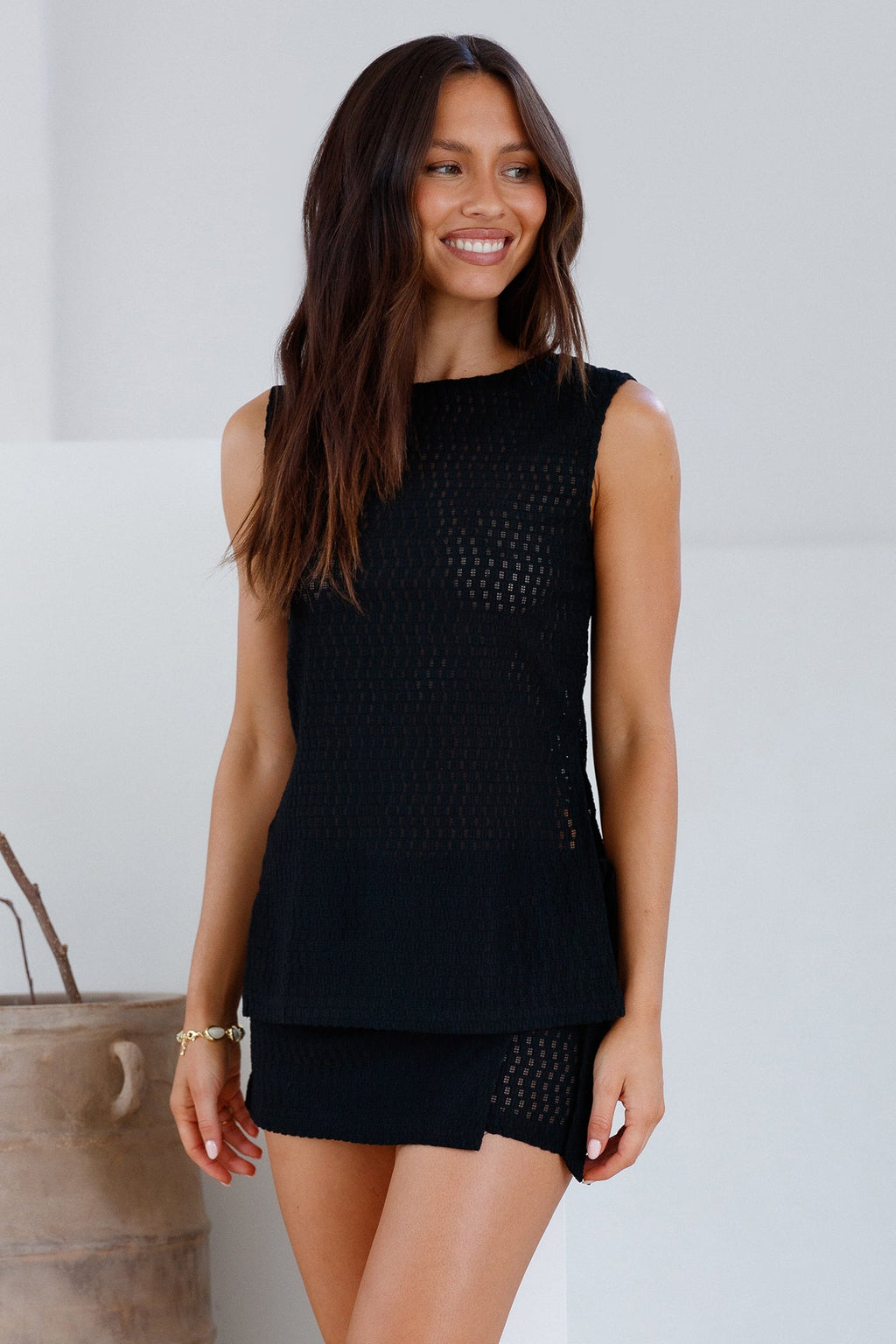 Enamoured Skort Black