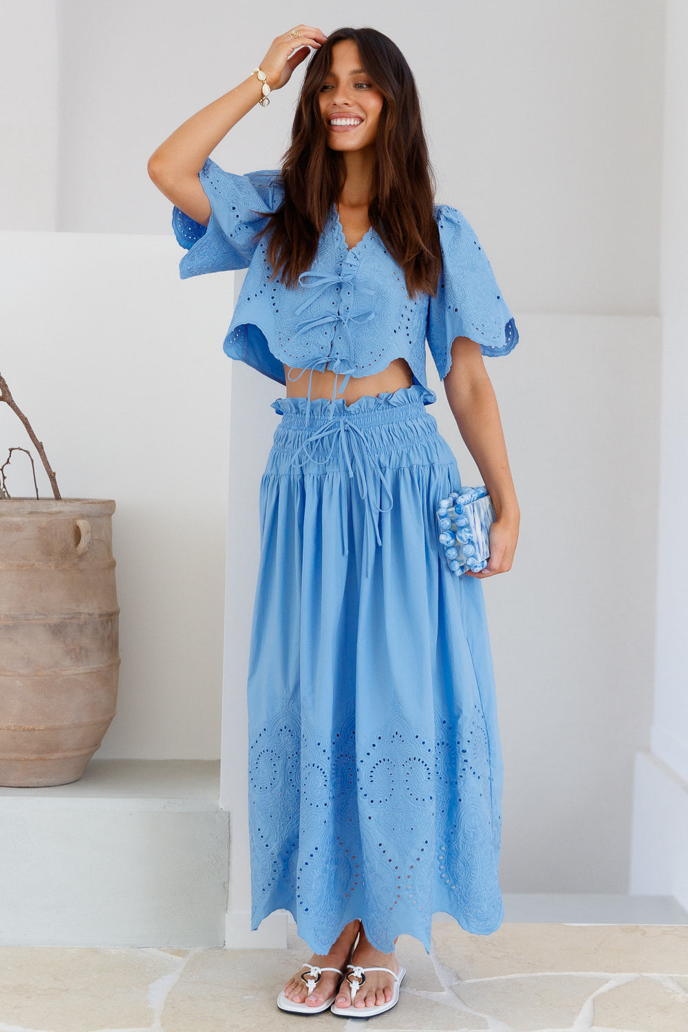 Your Soul Crop Top Blue