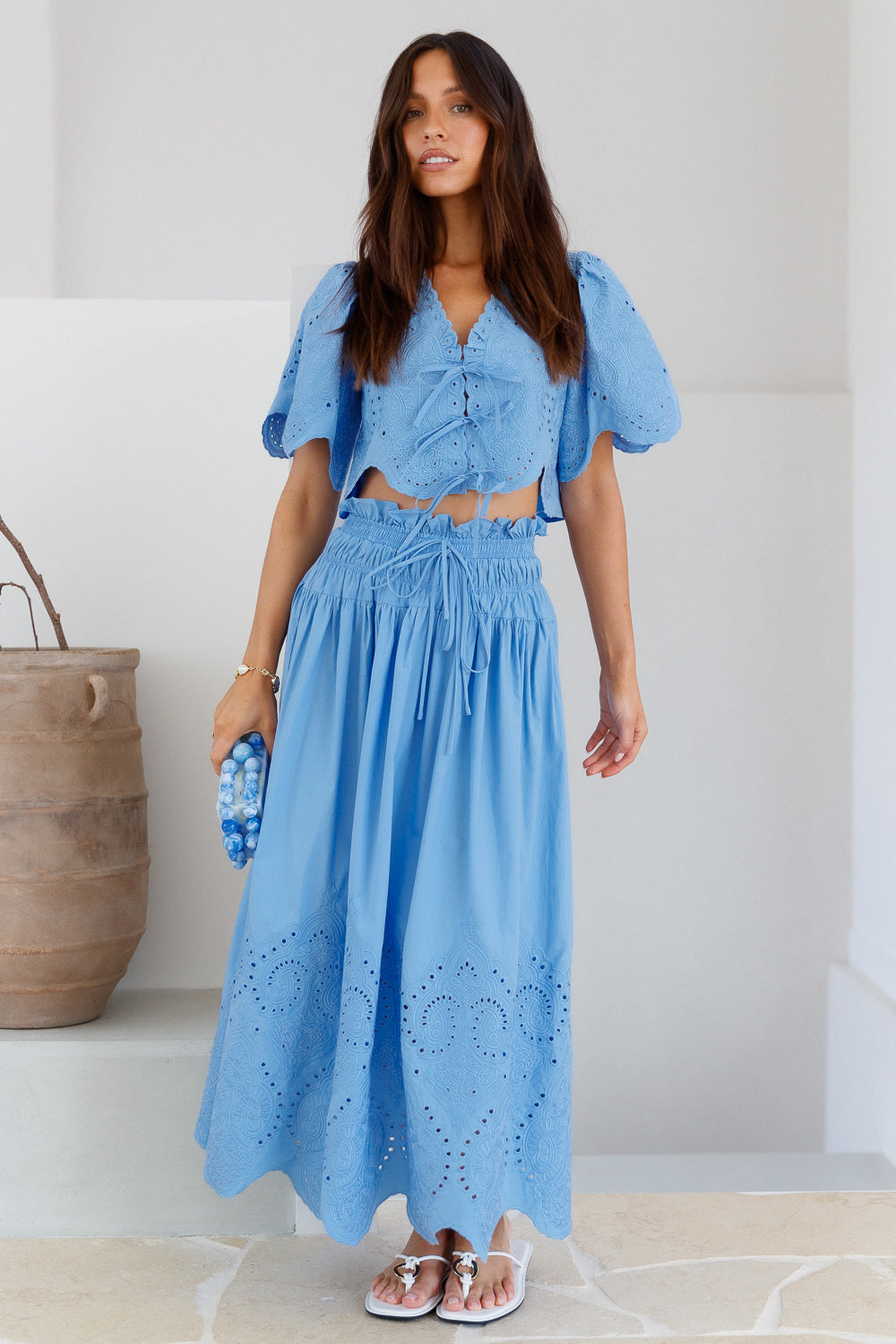 Your Soul Crop Top Blue