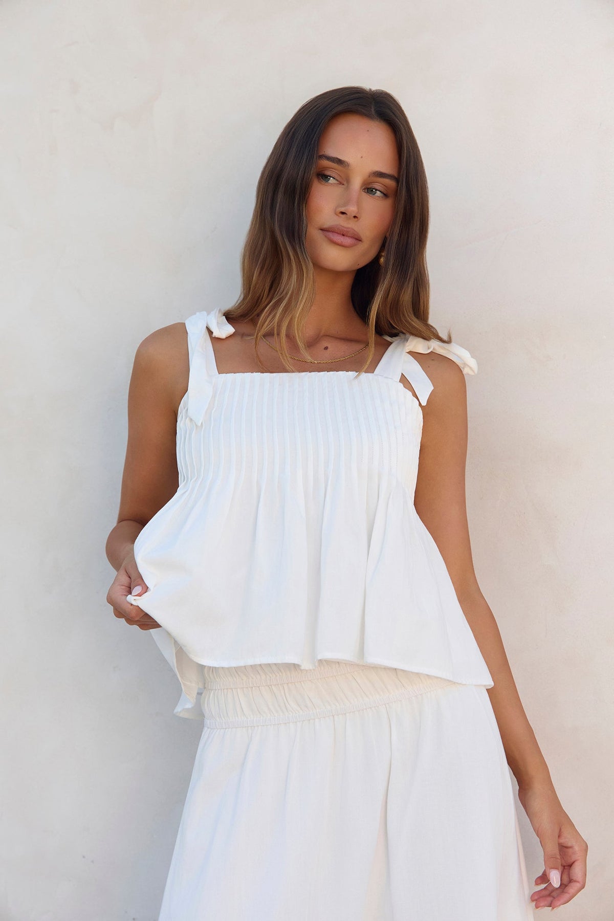 In The Highlight Top White